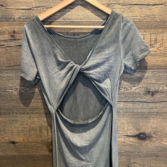 Topshop backless double thigh split maxi - Picture 3 of 8